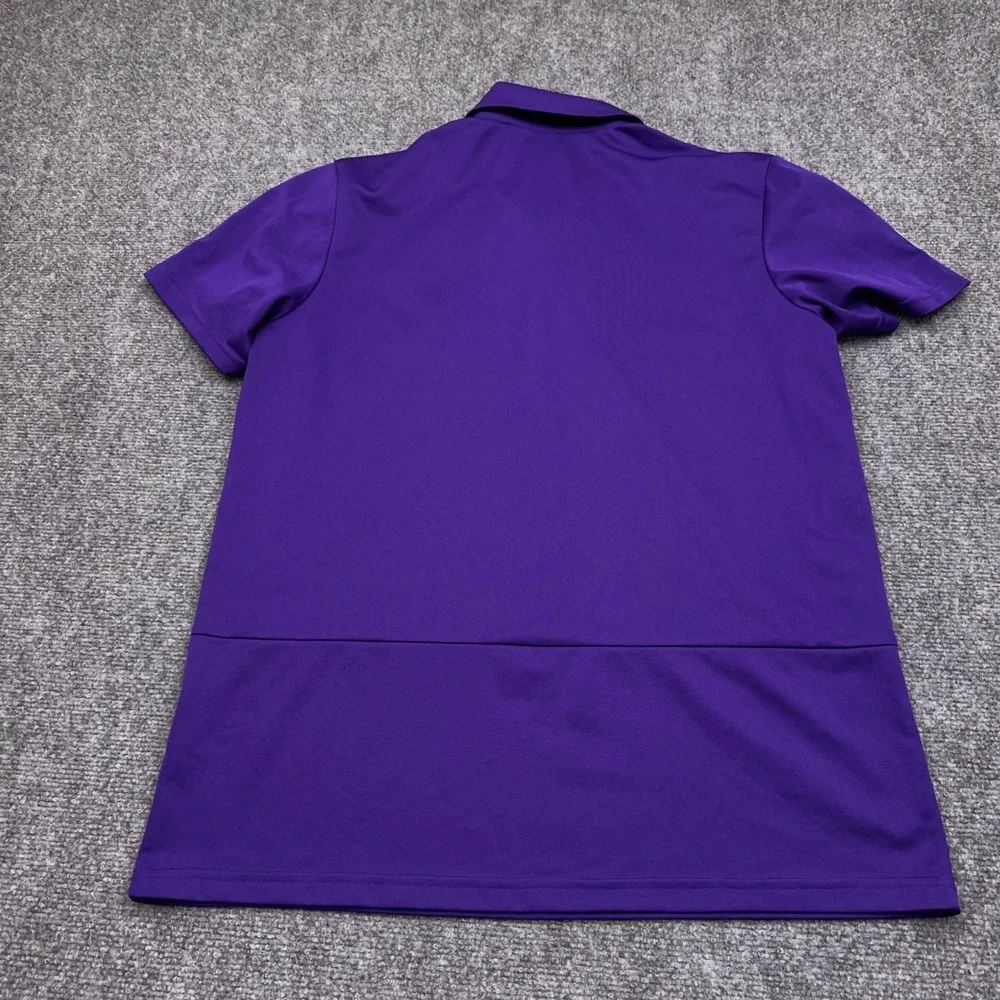 Adidas Orlando City SC Polo Shirt Men's XL Purple Climalite Stretch Soccer MLS